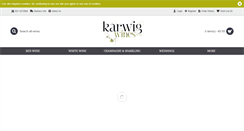 Desktop Screenshot of karwigwines.ie